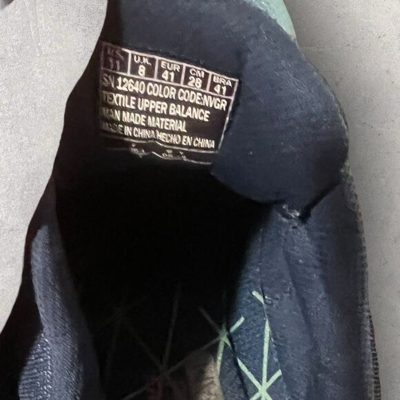 Skechers Skech-Air Element Trainer Sneaker Navy Green Womens Size 11 - Picture 6 of 8